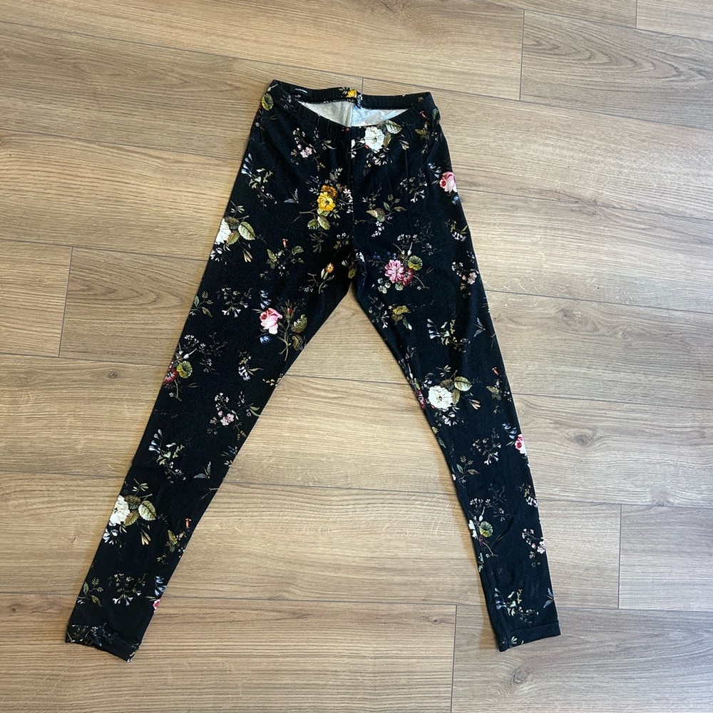 Floral Black R13 Leggings